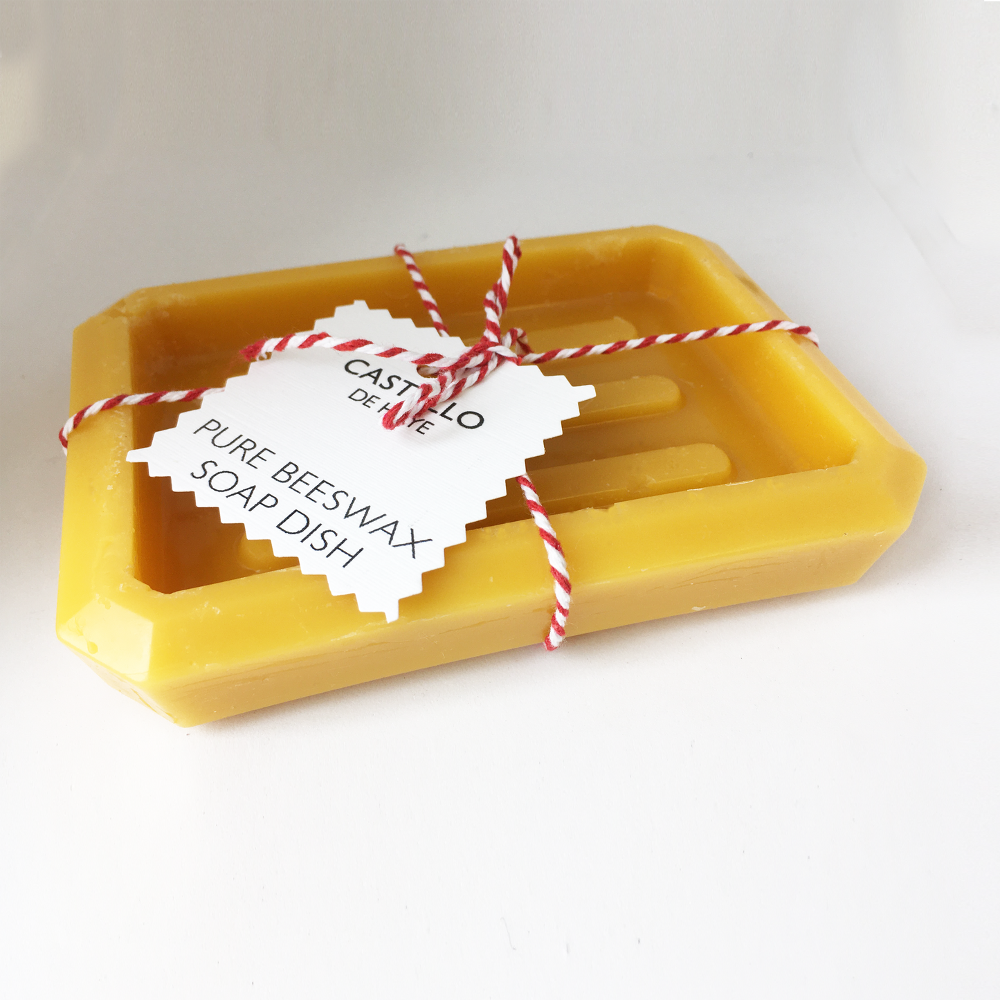 Pure Beeswax Soap Dish