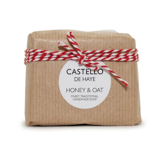 Castello de Haye Honey & Oat traditional handmade soap bar, 200g