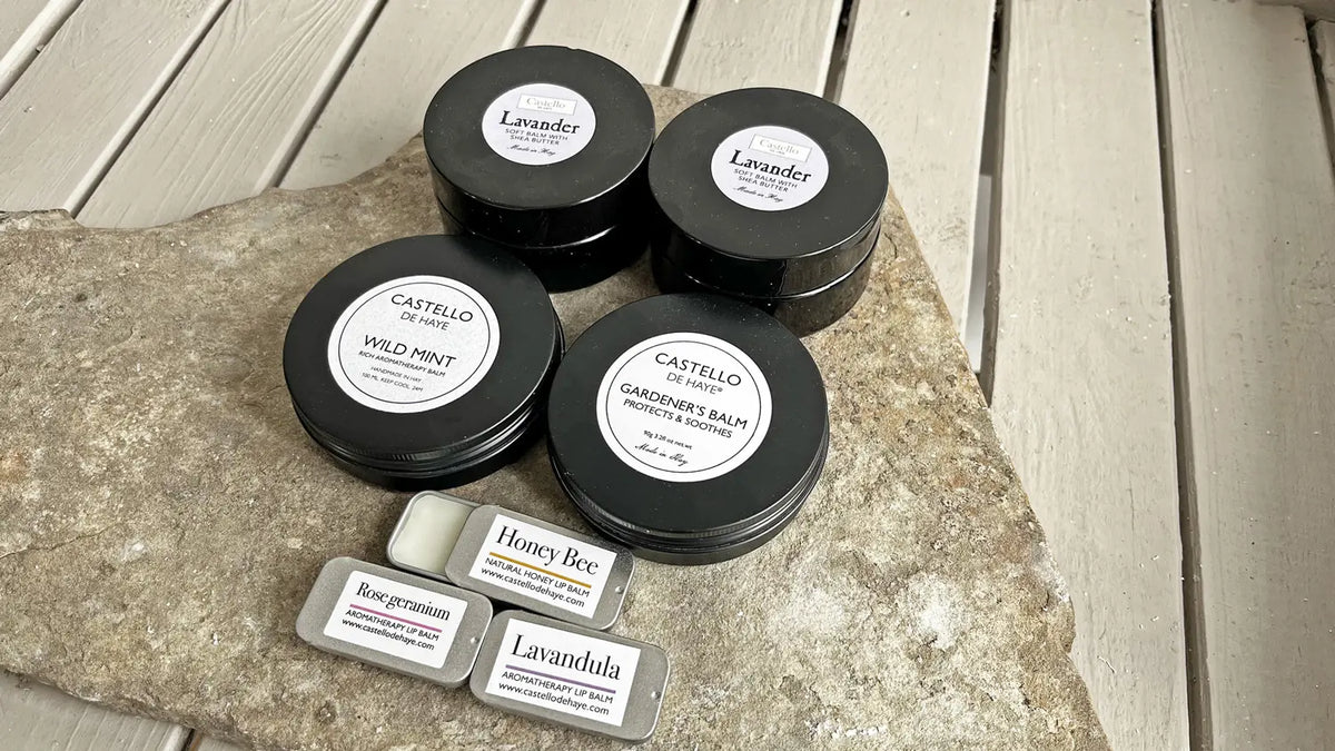 Castello de Haye Natural Balms and Lip Balms Collection
