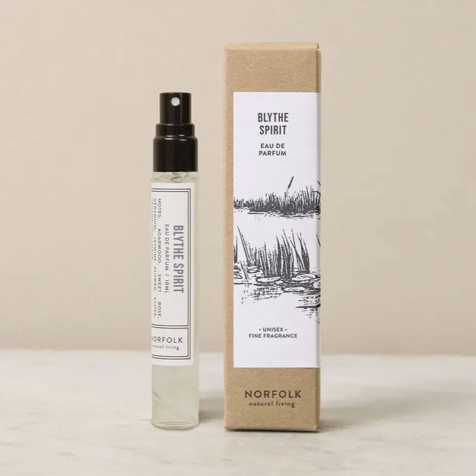 Blythe Spirit natural perfume in 10ml bottle with kraft gift box