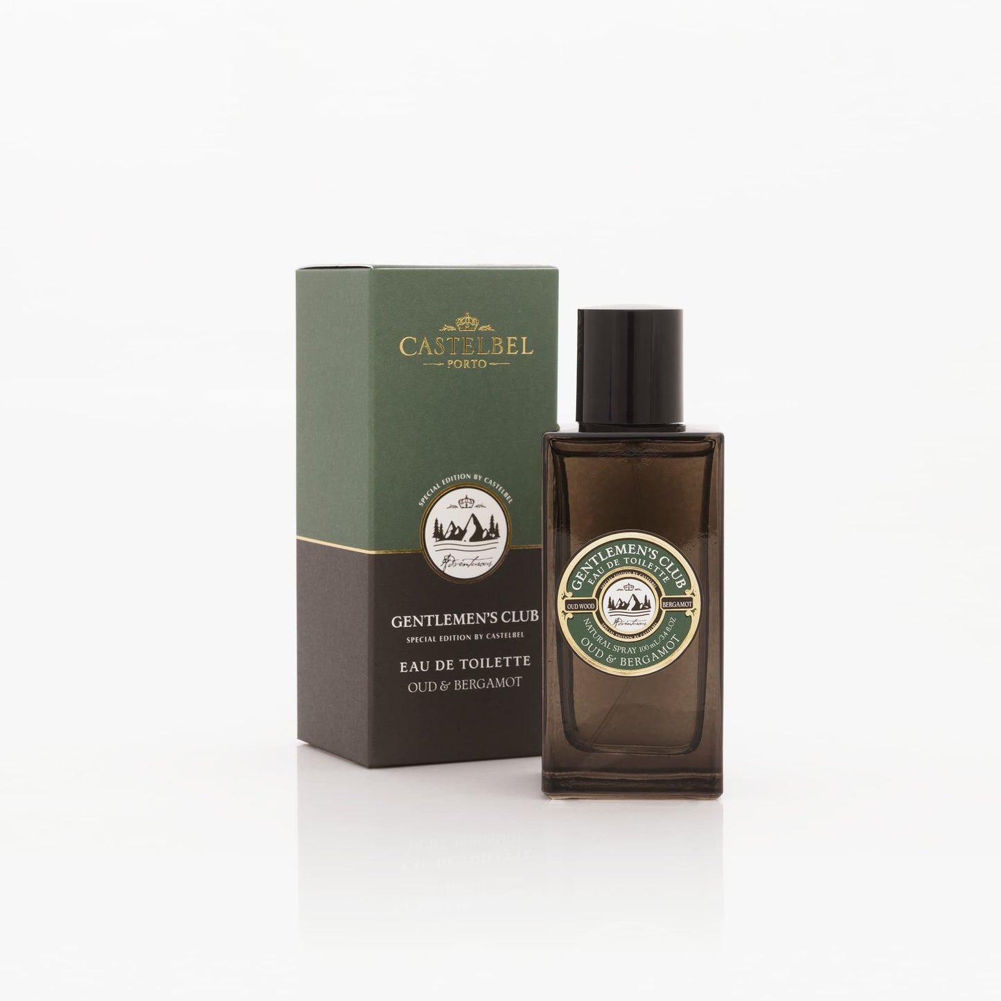 Castelbel Gentlemen's Club Oud & Bergamot Eau de Toilette 100ml on white background