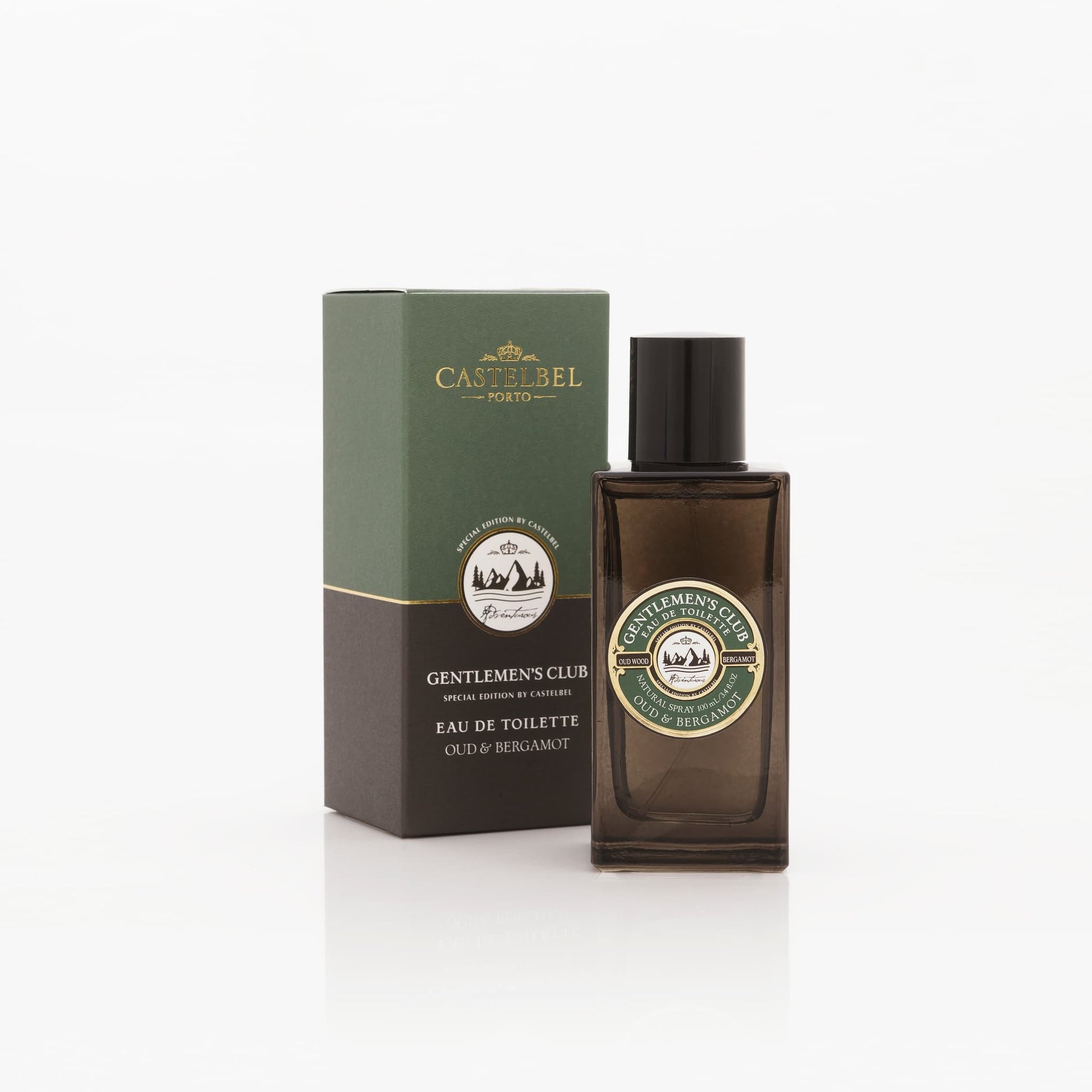 Castelbel Gentlemen's Club Oud & Bergamot Eau de Toilette 100ml on white background