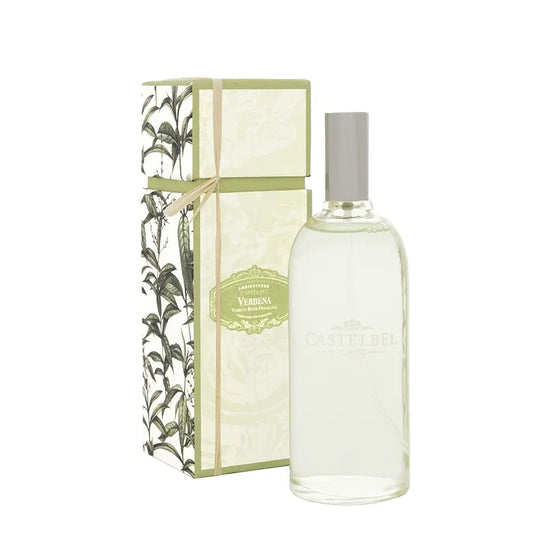 Castelbel Verbena Room Mist in gift box with white background