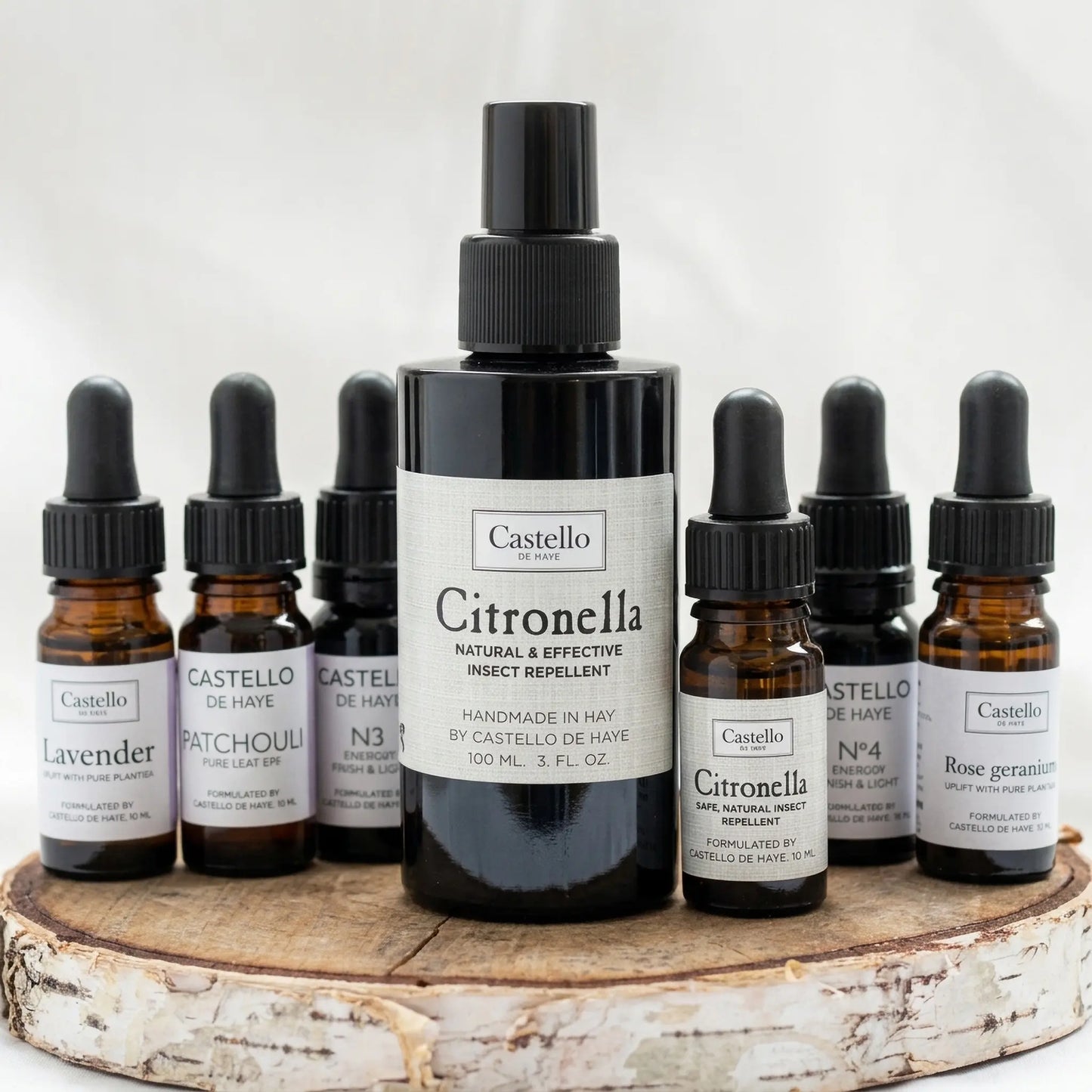 Citronella Mist Room Spray and 10ml Essential Oil by Castello de Haye