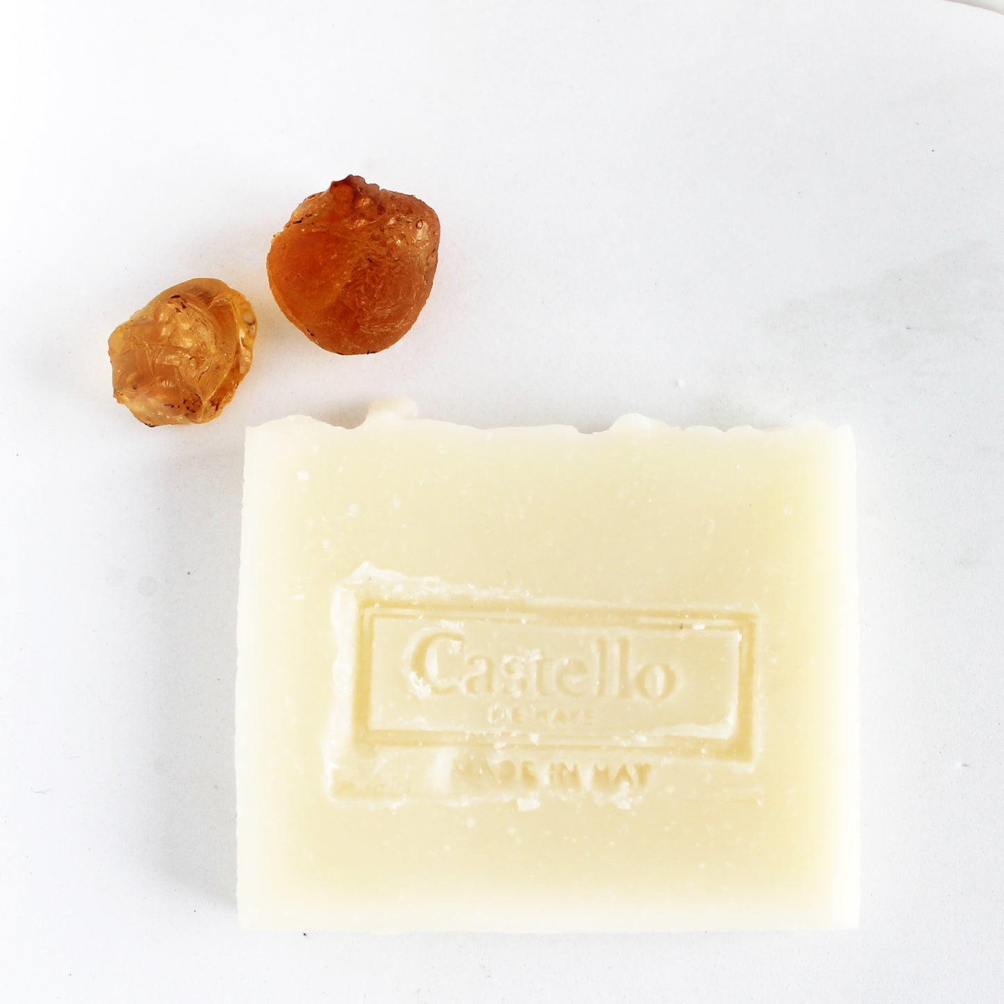 Frankincense & Myrrh Guest Soap Bar, in Muslin Gift Bag, 40g