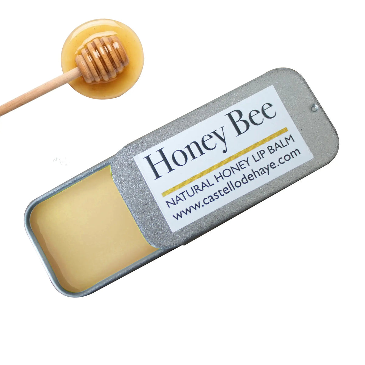 Castello de Haye Honey Bee Lip Balm with honey drizzler