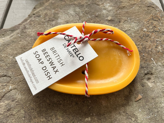 Castello de Haye Oval British Beeswax Soap Dish