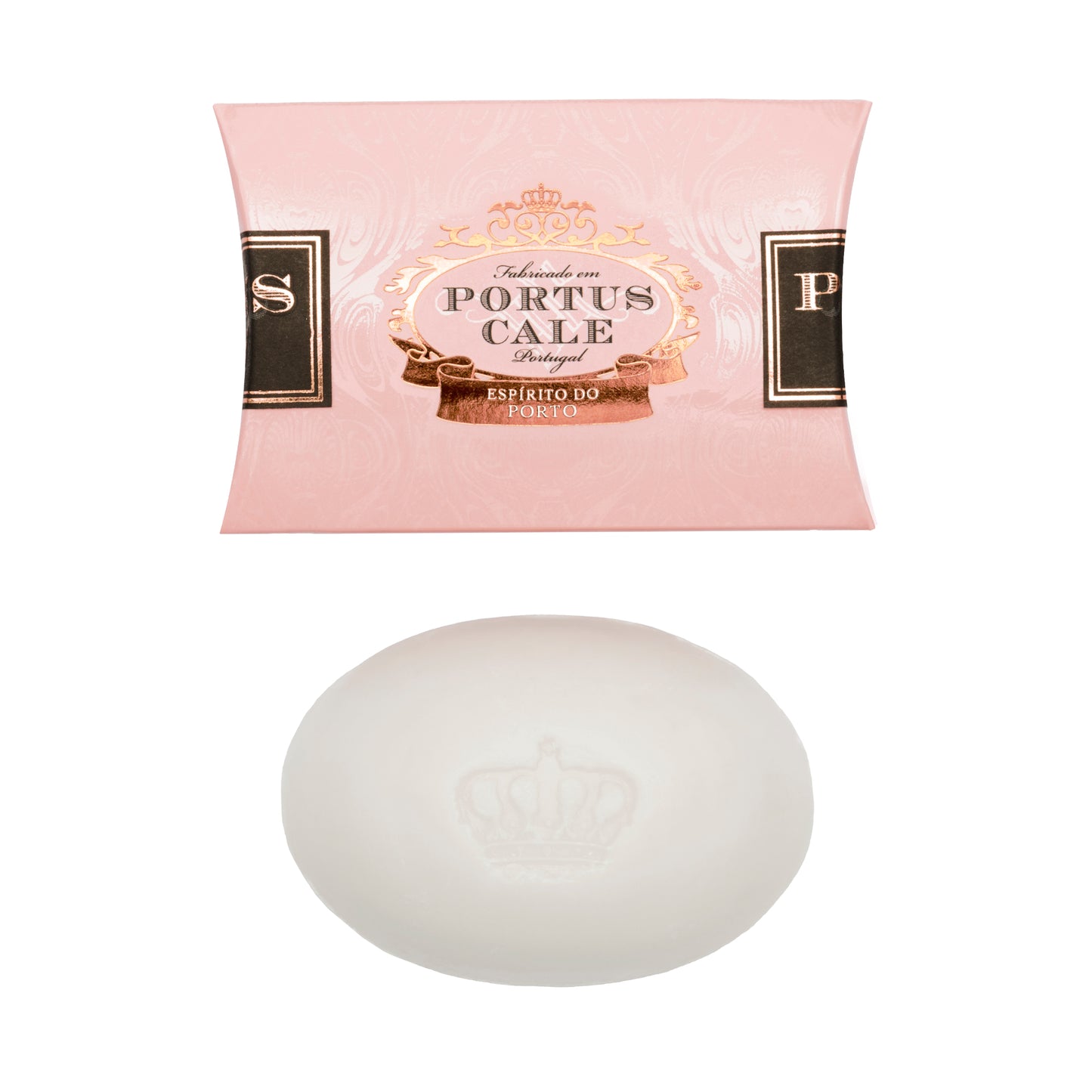 Castelbel Rose Blush soap bar in sophisticated pillow box, 40g – and an unwrapped stamped soap - Portus Cale