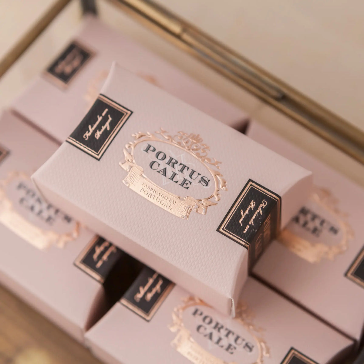 Portus Cale Rose Blush sophisticated pillow box packaging – Castelbel Portugal