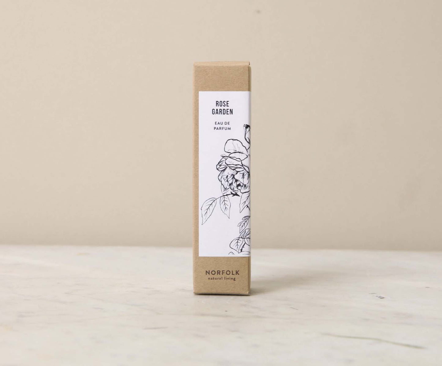 Rose Garden Natural Parfum 10ml bottle in Kraft gift box